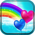 Logo of Cute Rainbow Live Wallpaper android Application 