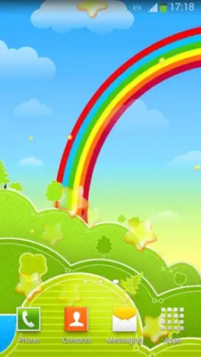 Cute Rainbow Live Wallpaper android App screenshot 9