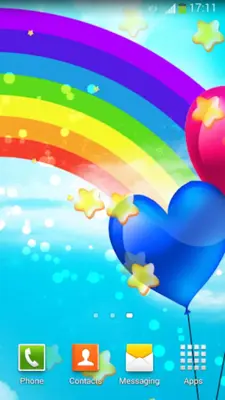 Cute Rainbow Live Wallpaper android App screenshot 15