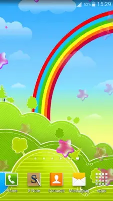 Cute Rainbow Live Wallpaper android App screenshot 4